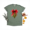 Simply Sage Market Women's Coquette Christmas Ornament Short Sleeve Garment Dyed Tee - 3 of 4