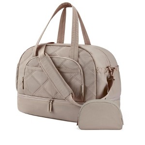 Gym Bag for Women,  PuffyTravel Duffel Bags with Shoe Compartment - 1 of 4