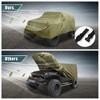 Unique Bargains SUV Car Cover Fit for Jeep Wrangler JK 4 door 2007-2017 Outdoor Waterproof Sun Dust Wind Snow Protection 210D Oxford - 2 of 3