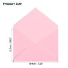 Unique Bargains Thick Paper Greeting Card A7 Envelopes with Gold Border 5" x 7" 200 Pcs - 2 of 4