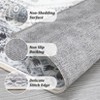 Machine Washable Vintage Printed Accent Area Rug Stain Resistant Non Slip Traditional Low Pile Floor Carpet for Living Room Bedroom Kitchen - 4 of 4