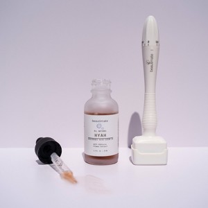 Beautimate Adjustable Derma Stamp and 2% Hyaluronic Acid Serum Bundle – Targeted Microneedling and Deep Hydration for Smoother, Firmer Skin - 1 of 4