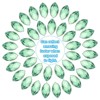 Unique Bargains Acrylic Horse Eye DIY Jewelry Craft Embellishments Marquise Gems 100 Pcs 0.59" x 0.28" - 2 of 4