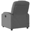 vidaXL Dark Gray Fabric Massage Recliner Chair with Manual Recline and Vibration for Living Room Comfort - 4 of 4