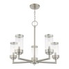 Livex Lighting Hillcrest 5 - Light Chandelier in  Brushed Nickel - 2 of 4