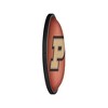 College Football Pigskin Design Oval Slimline Lighted Wall Sign - 3 of 4