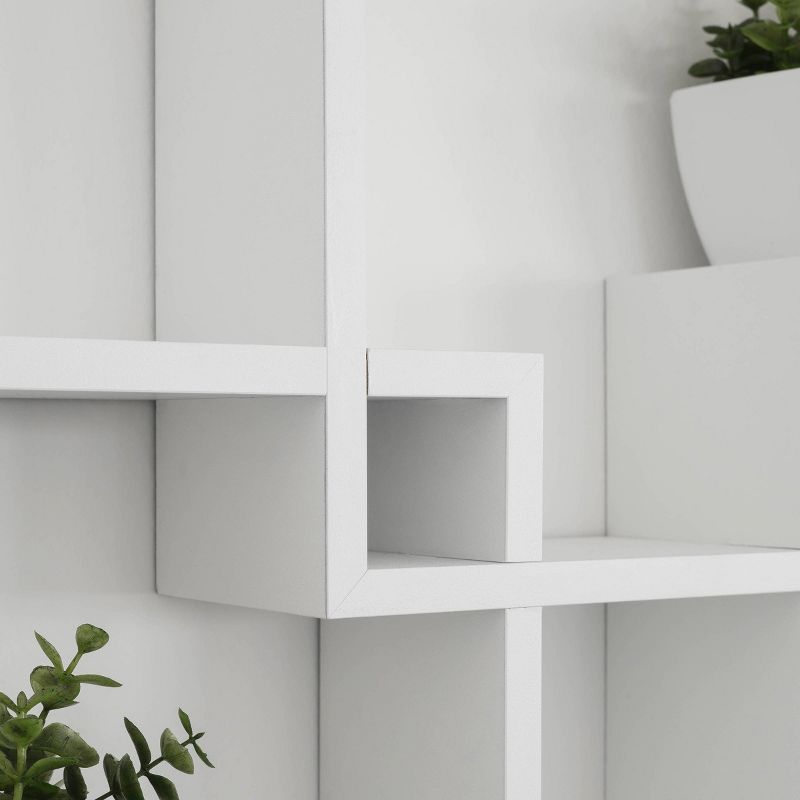 
25.5" x 17.75" Intersecting Cube Wall Shelf - Danya B., 5 of 14
