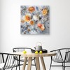 30" x 30" Floral Uplift by Dahui Nai Unframed Wall Canvas - Masterpiece Art Gallery: Modern Botanical Artwork, Vertical Orientation - image 3 of 4