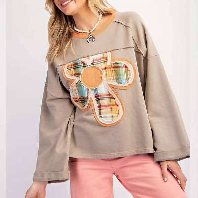 Women's Flower Patch Pullover - Easel