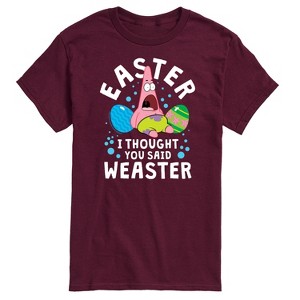 Men's - SpongeBob Squarepants - Easter Weaster Patrick Short Sleeve Graphic T-Shirt - 1 of 4