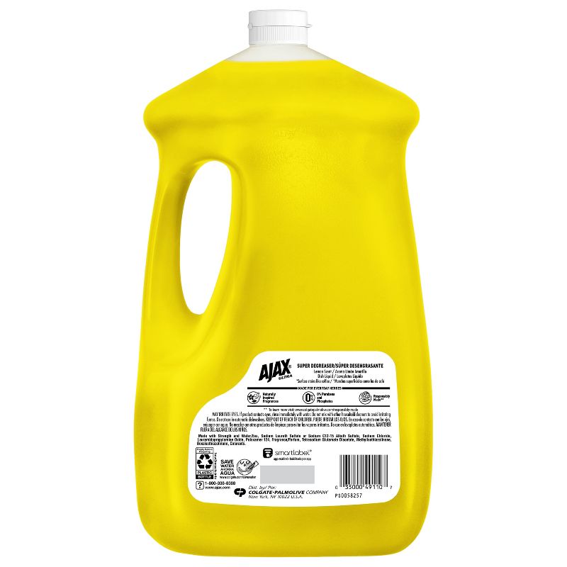 Ajax Lemon Ultra Super Degreaser Dishwashing Liquid Dish Soap, 3 of 17