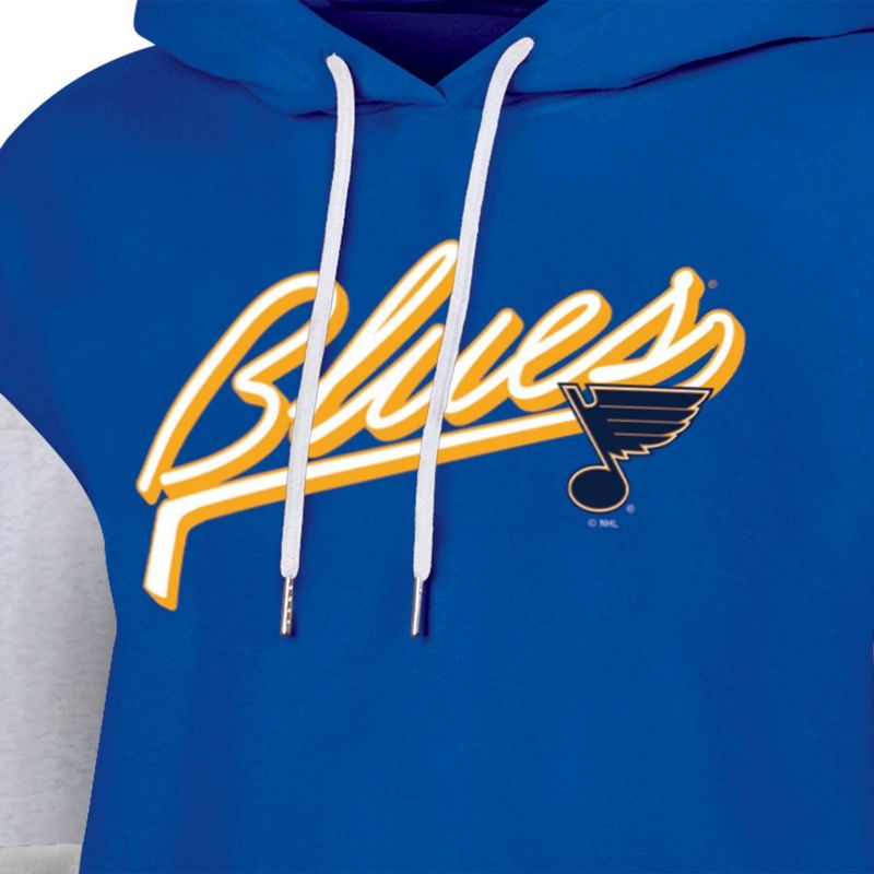NHL St. Louis Blues Women&#39;s Fleece Hooded Sweatshirt, 3 of 4