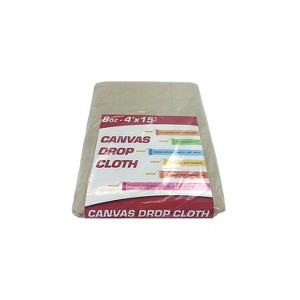 Monarch Brands Drop Cloths Canvas Floor Protectant 8 oz 4' x 15' (DROP-4X15-8) - 1 of 1