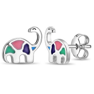 Girls' My Dinosaur Friend Standard Sterling Silver Earrings - In Season Jewelry - 1 of 4