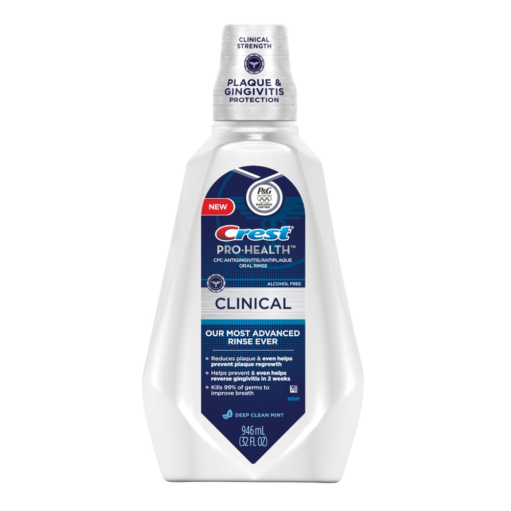 UPC 037000811244 product image for Crest Pro-Health Clinical Deep Clean Mint Mouthwash - 946 mL | upcitemdb.com