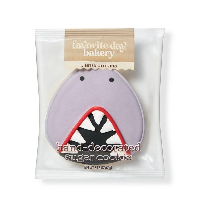 Shark Mouth Sugar Cookie - 2.12oz - Favorite Day™