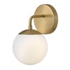 Lark Julep 1 - Light Vanity in  Lacquered Brass - 4 of 4