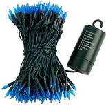 200-Count Blue Battery Operated String Lights