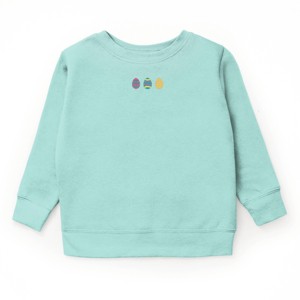 The Juniper Shop Embroidered Easter Eggs Youth Sweatshirt - 1 of 2