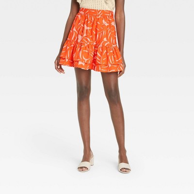 orange skirts