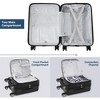 20-Inch Carry-On Luggage with USB Port, TSA Lock, Front Pocket, and 360° Spinner Wheels, Lightweight and Durable Suitcase for Easy Travel - 2 of 4