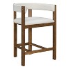 Christopher Knight Home Callista Rubberwood Upholstered Counter Stool With Open Back (Set of 2) - 4 of 4