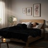 Attop Fleece Blanket Queen Size Black 300GSM Luxury Anti-Static Fuzzy Soft Microfiber Bed Blanket - 3 of 4