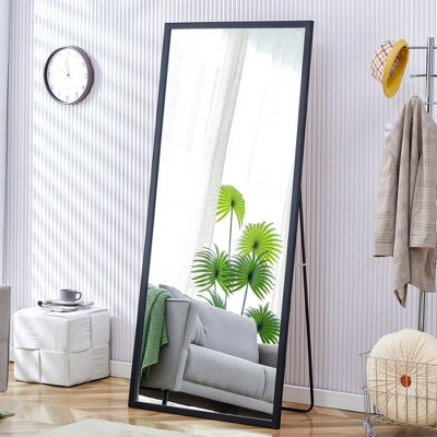PAGED 71"x31.5" Rectangle Full Length Mirror,4th Generation Leaning Floor Full Body Mirror with Solid Wood Frame,Suitable for Bedroom,Cloakroom