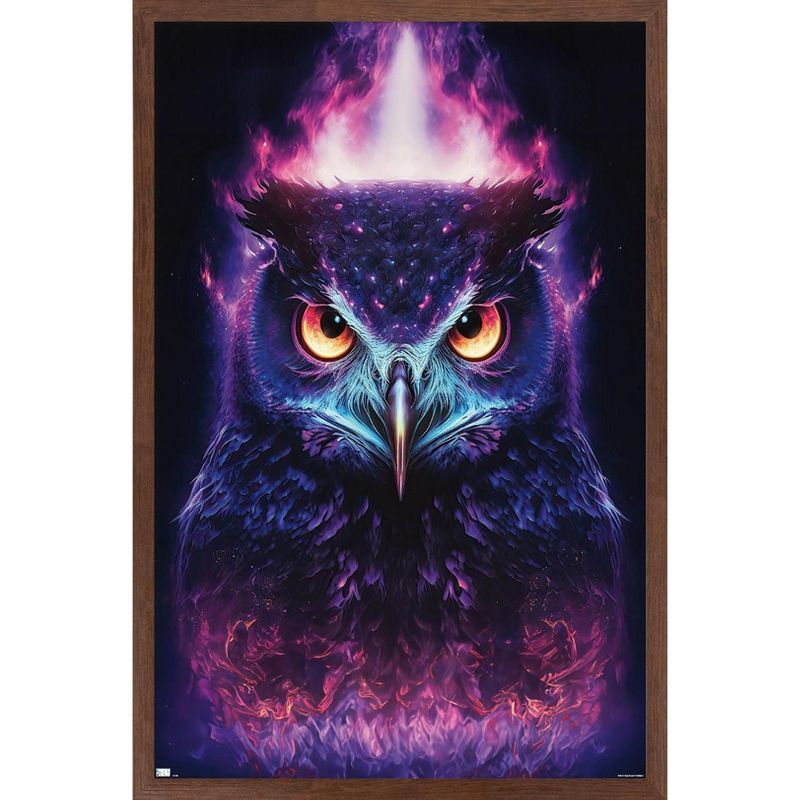 Trends International Wumples - Mystic Owl Framed Wall Poster Prints, 1 of 7