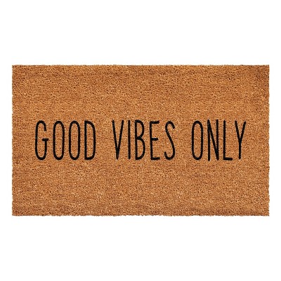 Calloway Mills 110021224 Good Vibes Only Doormat 12 In. x 24 In.