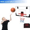 Complete Basketball Set with 3 Balls Scoreboard Pump Mini Hoop Indoor Game for All Ages - 4 of 4