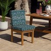 ARDEN Foam Outdoor Dining Chair Cushion, 20 x 20, made with ProFoam, Rain-proof, Fade Resistant - 2 of 4