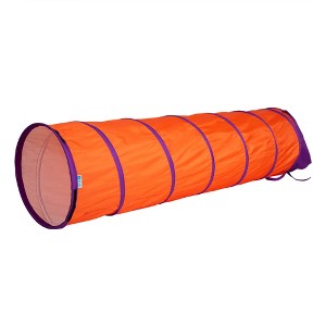 Pacific Play Tents Kids Institutional Tunnel - Orange/Purple - 1 of 4