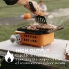 GasOne Butane Fuel Camp Stove - Crate Series - Mini Stove for Camping, Hiking – Portable Gas Stove with Spiral Flame, Orange - 3 of 4