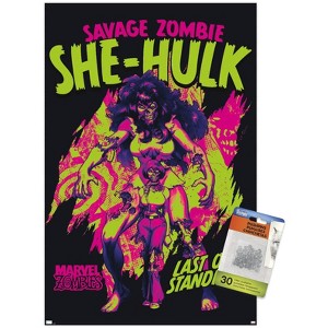 Trends International Marvel Zombies - Savage Zombie She-Hulk Unframed Wall Poster Prints - 1 of 4