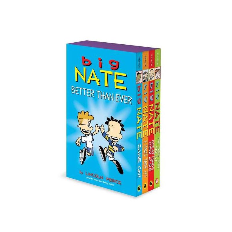 Big Nate Better Than Ever: Big Nate Box Set Volume 6-9 - by  Lincoln Peirce (Paperback), 1 of 2