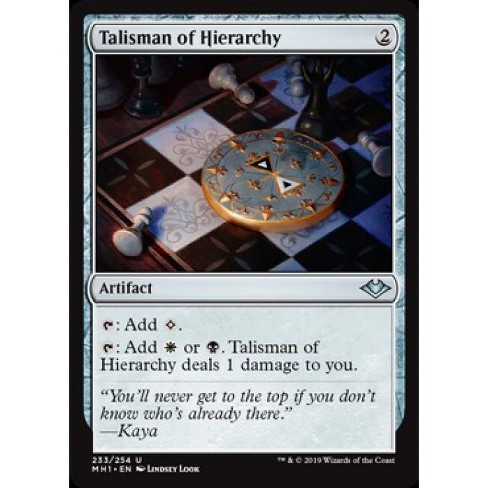 Toys Hobbies Talisman Of Hierarchy 233 254 Foil Near Mint Mtg Modern Horizons Penbrynmynach Co Uk