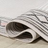 JONATHAN Y Sebastian High-Low Modern Diamond Border Classic Indoor/Outdoor Area Rug - 4 of 4