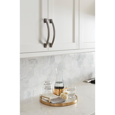 Black Bronze 6-5/16 inch Modern Cabinet Pull Bar