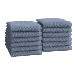 Cotton Quick Dry Textured Bath Towel - Great Bay Home - 1 of 4