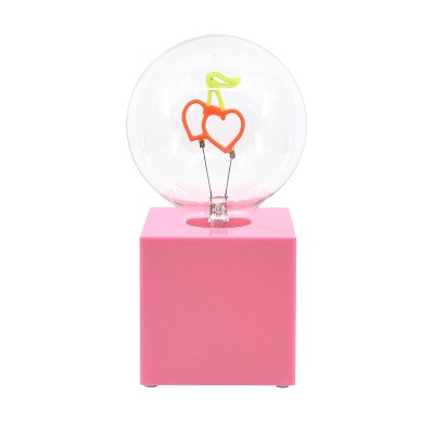 New View Cherry Filament Light Bulb Light Pink