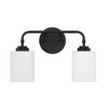 Craftmade Lighting Stowe 2 - Light Vanity in  Flat Black - 4 of 4