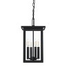 Elegant Lighting Sheridan 9 Inch Outdoor Pendant in Black - 2 of 4