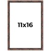 PosterPalooza | 11x16 Bamboo Picture Frame, UV Acrylic, 4 Finishes - Brown, Black, Gold, and Natural - 2 of 4
