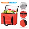 Unique Bargains Non-Woven Fabric Thermal Insulated Cool Warm Reusable Food Storage Bags 4 Pcs - 3 of 4