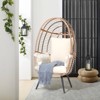 Sunsitt Steel Wicker Outdoor/Indoor Egg Chair - 2 of 4
