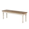 CAVINAS 35.5" Shoe Rack, Modern Wooden Storage Bench with Open Shelf, End of Bed Footrest for Living Room, Bedroom, Entryway - 2 of 4