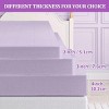SEVOBAL Mattresses Premium Firm Memory Foam Mattress Topper Cooling Ventilated Design for Bedroom, Purple, 74"*54"*2" - 4 of 4