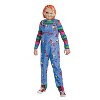 Boys' Child's Play Classic Chucky Jumpsuit Costume - 7-8 - Blue - 3 of 3