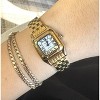 Peugeot Womens 20x22mm Gold-Tone Panther Link Bracelet Watch - 4 of 4